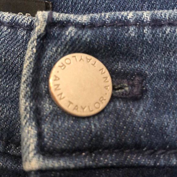 Ann Taylor Ankle Jeans with embroi… - Picture 5 of 7